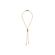 Colar Tie Style Ouro Vintage